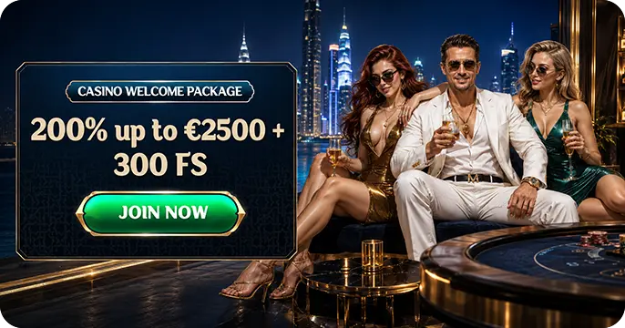 Millioner casino welcome bonus 200% up to €2500 + 300 FS